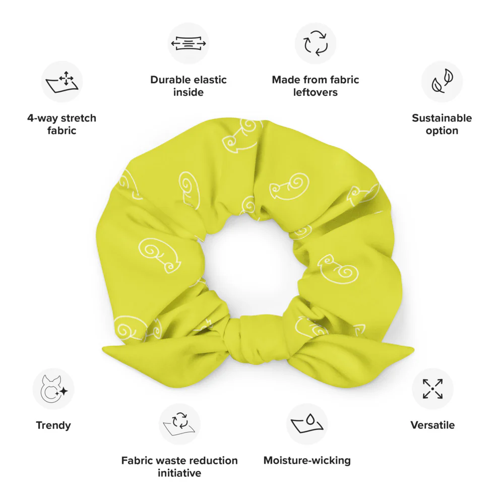 Aeroblend Chameleon Scrunchie | Lime - Image 7